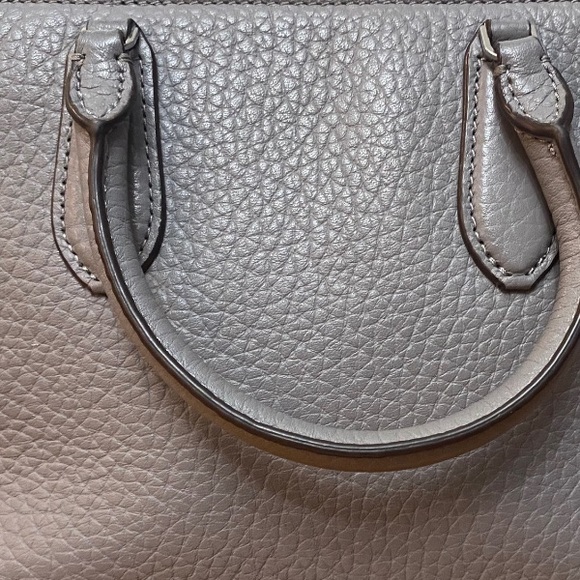 Kate Spade New York Leighton Small Grey Satchel Bag 10” L X 7” H X 4” W - Picture 5 of 9